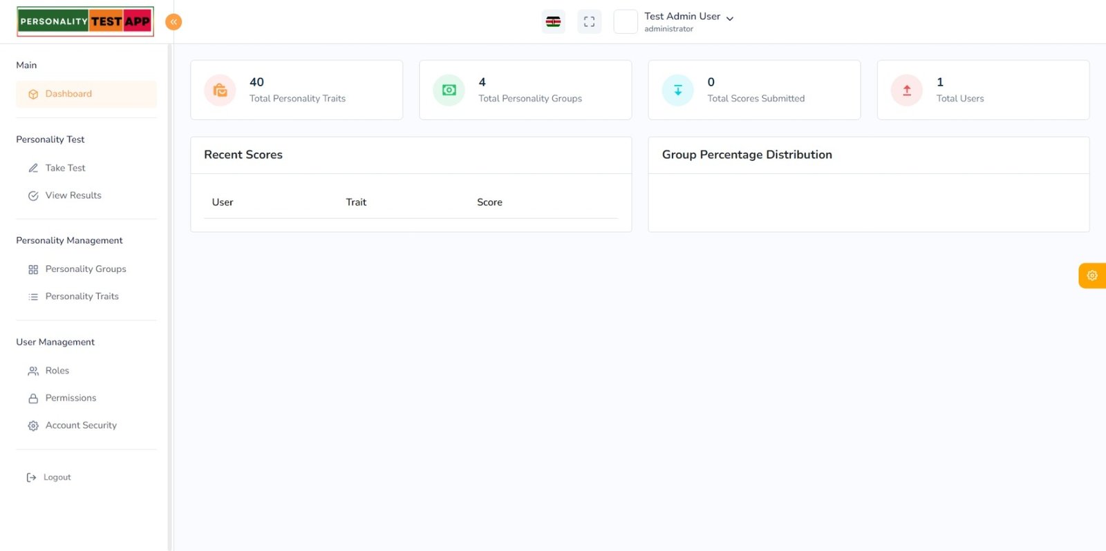 PTA documentation screenshot